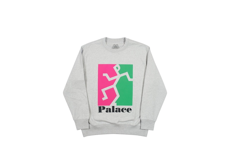 Palace P(iss) Head Crew Grey Marl