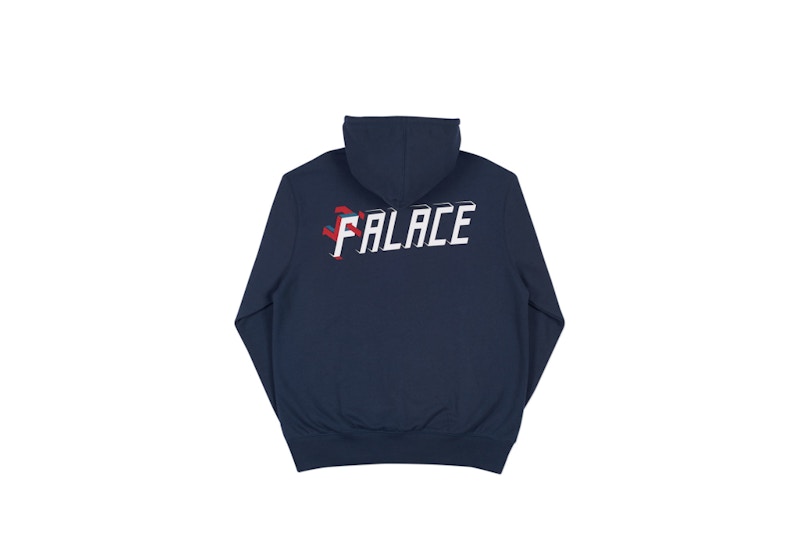 Palace P Man Hood Navy/White 圖 2