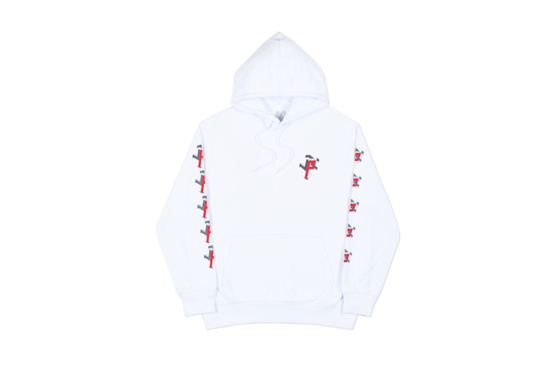 Buy Sudadera con Capucha Palace P Hombre Blanco/Rojo