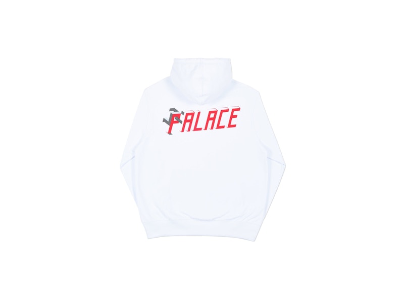 Palace P Man Hood White/Red 圖 2