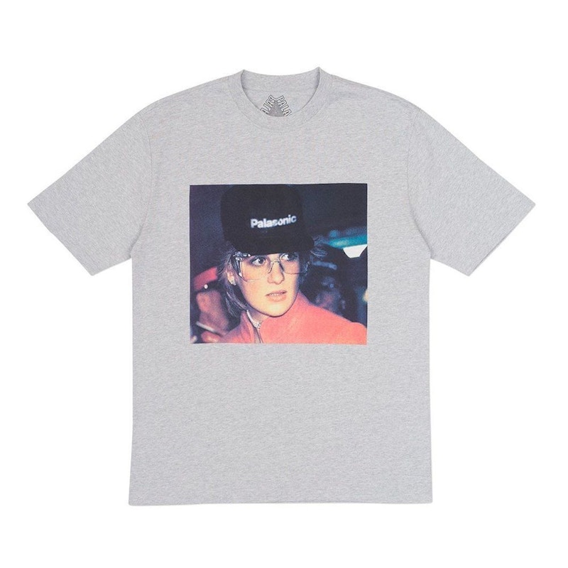 Palace P.O.W. Tee Grey Marl
