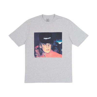Palace P.O.W. Tee Grey Marl