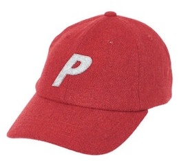 palace-p-wool-6-panel-burgundy