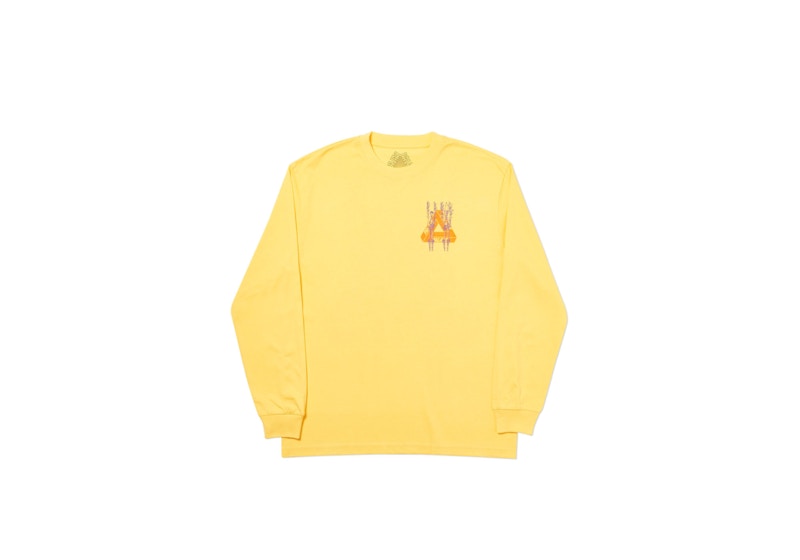 Buy 팰리스 히피 옐로우 롱슬리브 (Palace 히피 옐로우 롱슬리브) 
