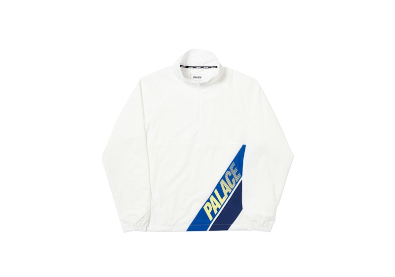 Palace Pal Beam Cotton Shell 1/4 Zip White