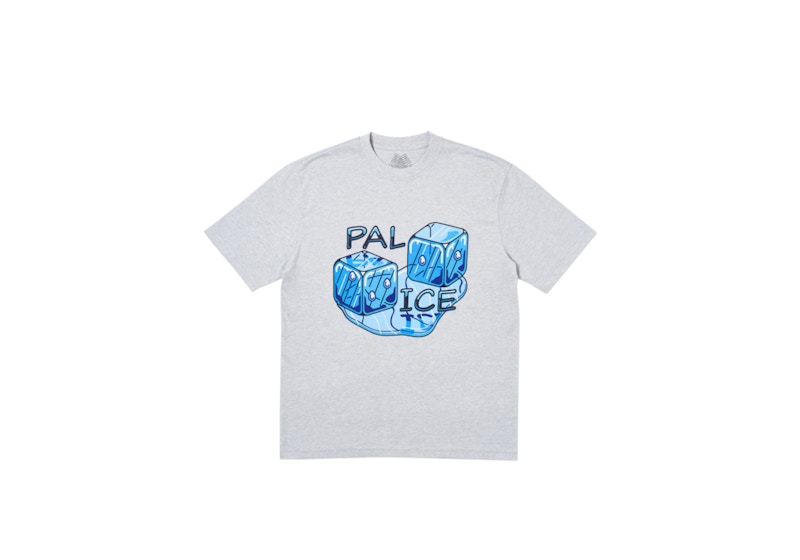 Buy Palace PAL ICE 短袖T恤 (SS19) 灰色混纺