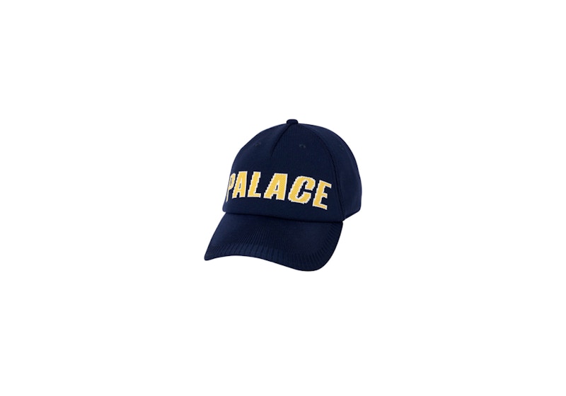 Buy Palace Pal 针织6片帽 海军蓝
