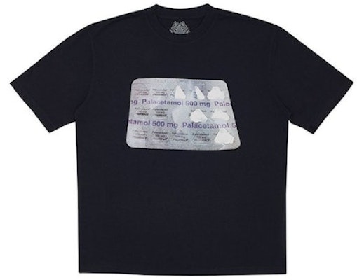 Palace Palacetamol T-Shirt Black Buy Palace Palacetamol T-Shirt Black