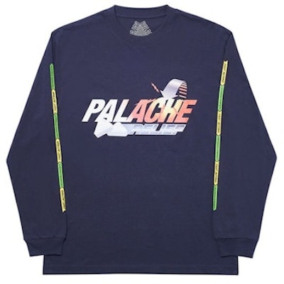 Palace Palache Longsleeve Navy Buy Palace Palache Longsleeve Navy