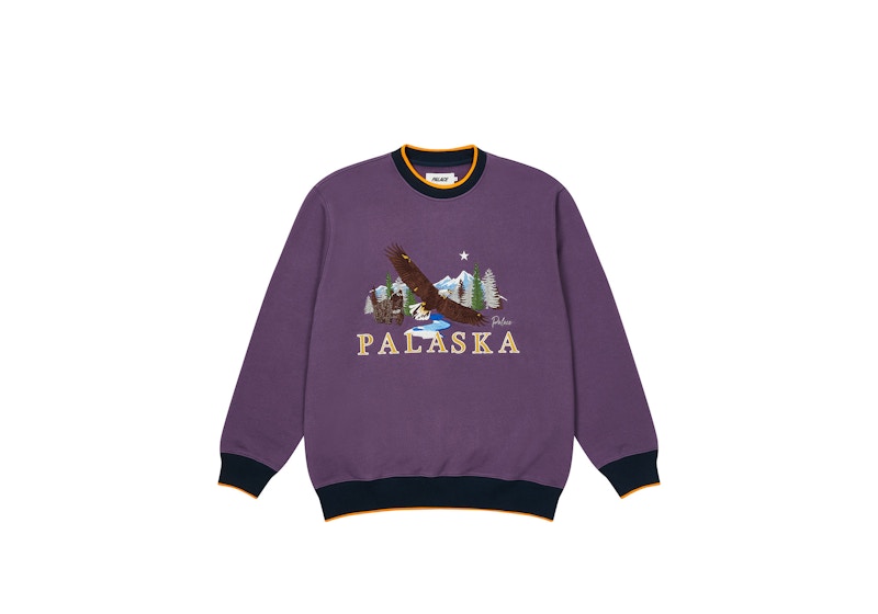 Palace Palaska EMB Crew Purple
