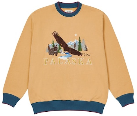 Palace Palaska EMB Crew Sand Baju Sweater Buy Palace Palaska EMB Crew Sand Baju Sweater