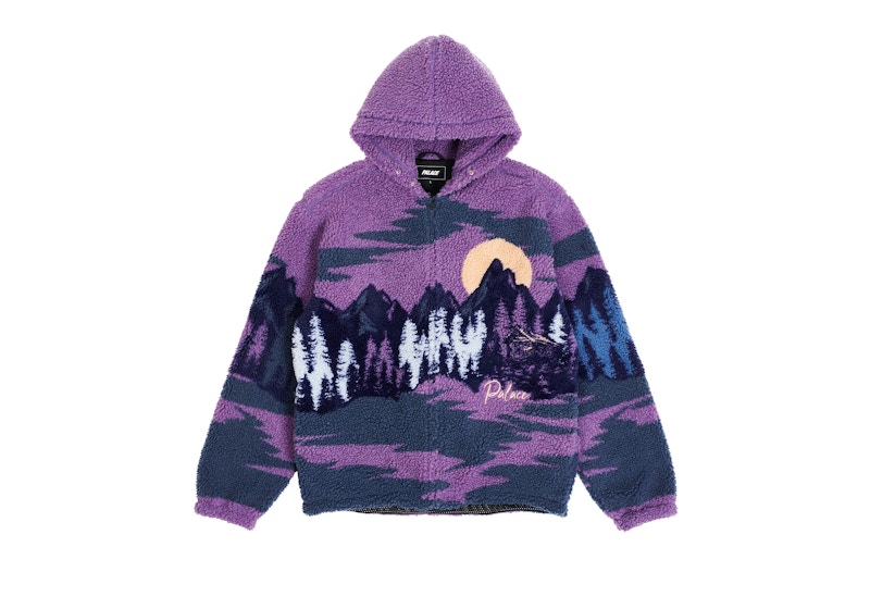 Buy Palace Palaska 紫色羊毛夹克