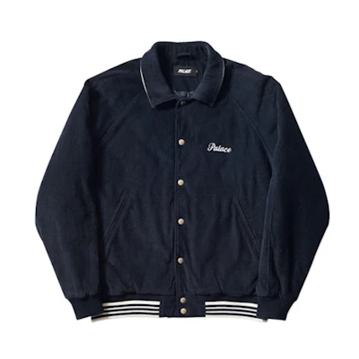 Palace Palazzo Cord Bomber Navy