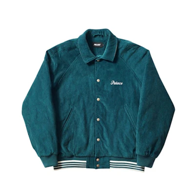 Palace Palazzo Cord Bomber Teal