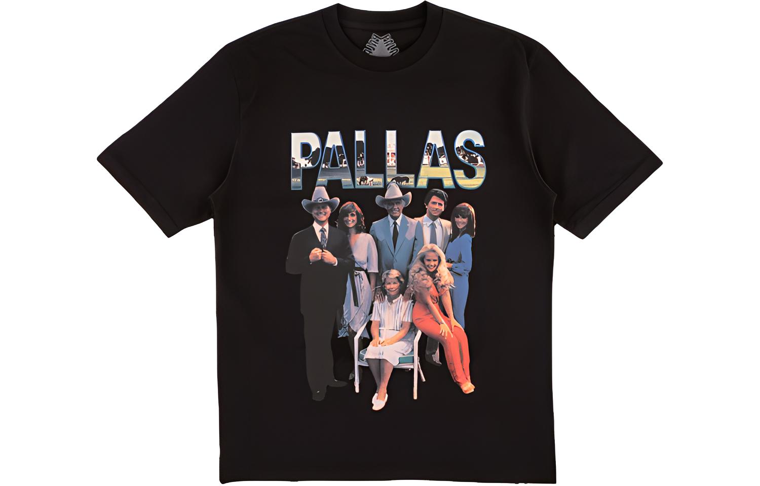 PALACE Pallas Dallas Print Black T-shirt P16TS069