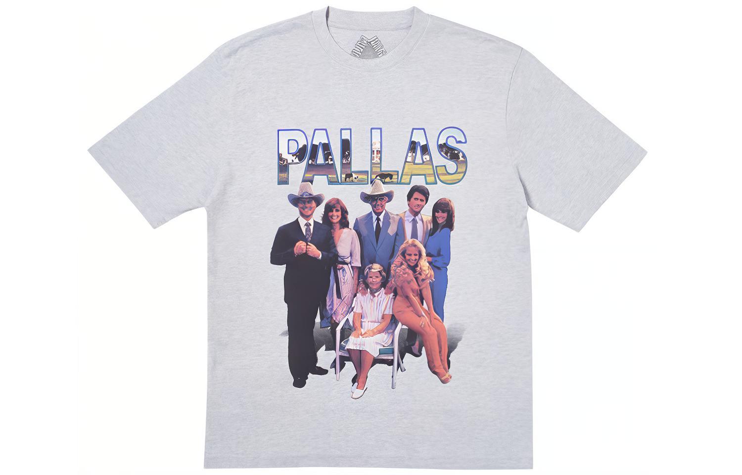 PALACE Pallas T-Shirt Green Movie Character Unisex Short Sleeve Gray P16TS068