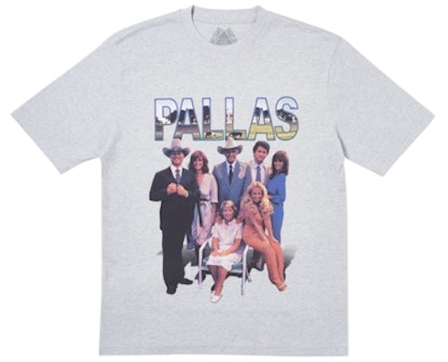 Palace Pallas T-Shirt Grey Marl Buy Palace Pallas T-Shirt Grey Marl
