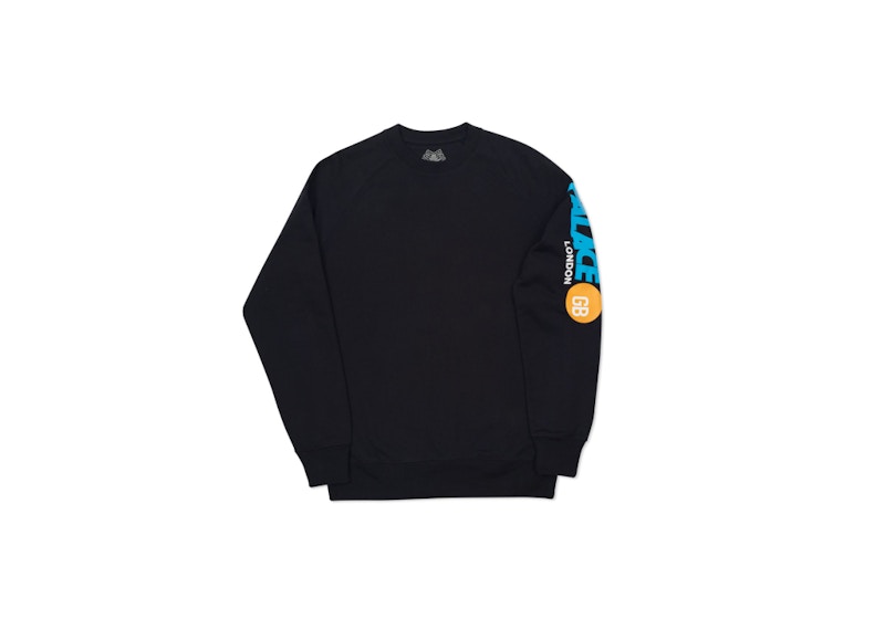 Palace Pally Pal Crew Black