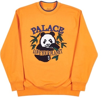 Palace Panda Crew Orange Buy Palace Panda Crew Orange