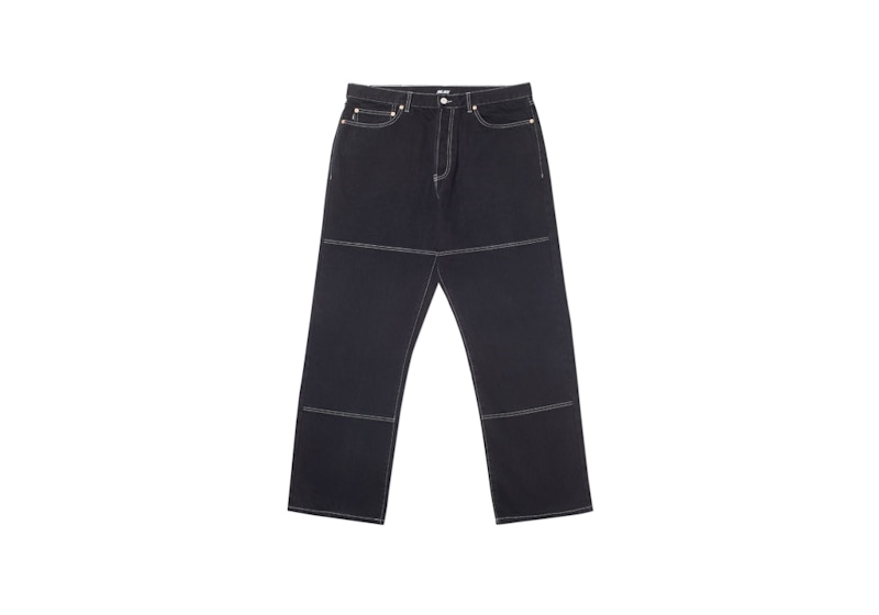 Palace Panel Jean Black Stone Wash