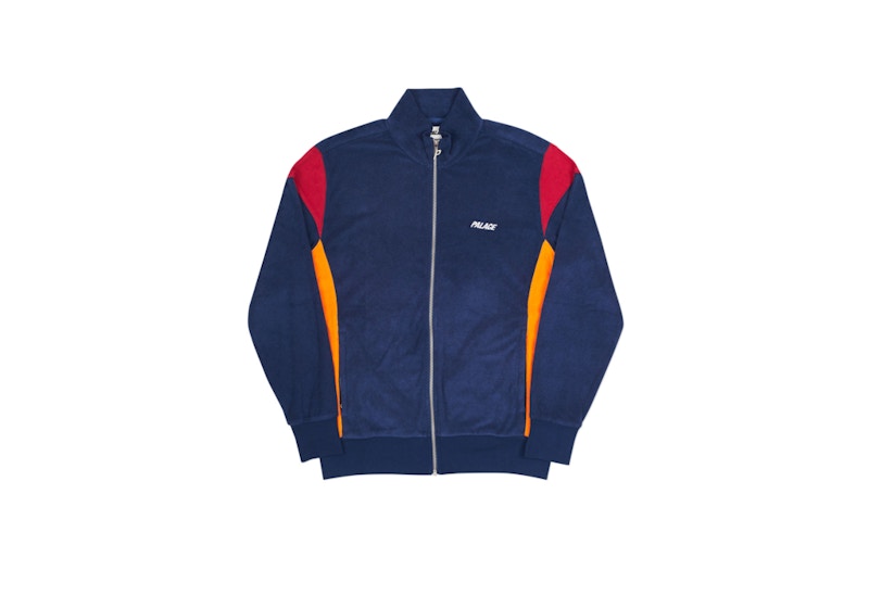 Palace Panelled Track Top Navy/Orange/Cayenne