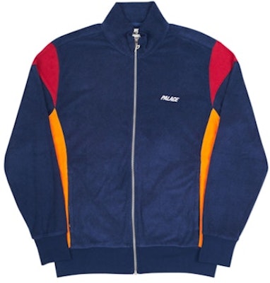 Palace Panelled Track Top Navy/Orange/Cayenne Buy Palace Panelled Track Top Navy/Orange/Cayenne