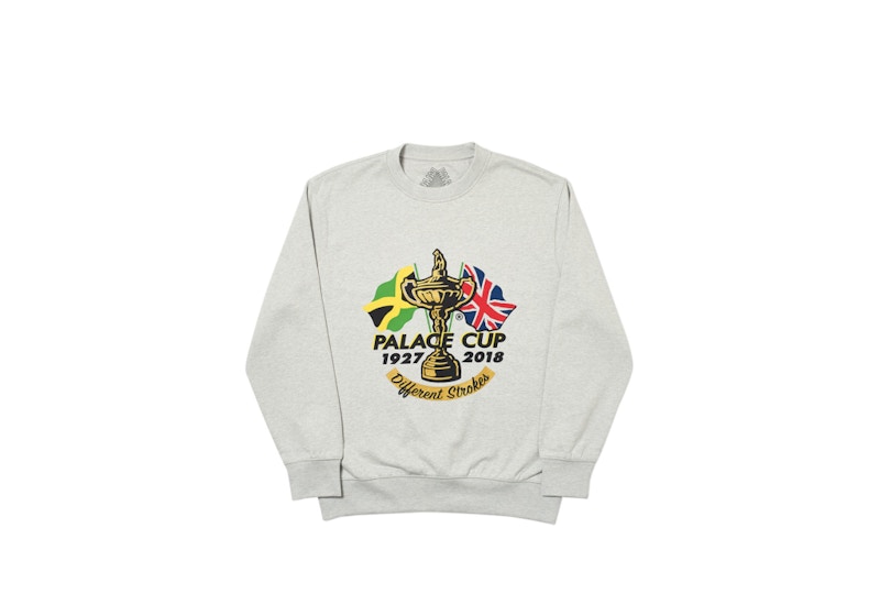 Palace Par Crew Grey Marl