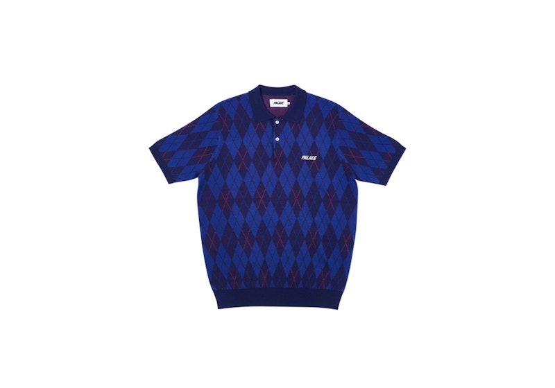 Palace Pargyle Knit Blue