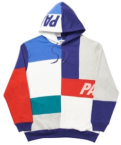 Palace拼布连帽衫灰色Marl多色款 Buy Palace拼布连帽衫灰色Marl多色款