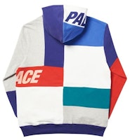 Palace拼布连帽衫灰色Marl多色款 Order Palace拼布连帽衫灰色Marl多色款