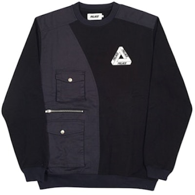 宫殿拼布黑色圆领衫 Buy 宫殿拼布黑色圆领衫