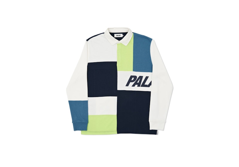 Palace Patchwork Rugby White/Navy/Agean