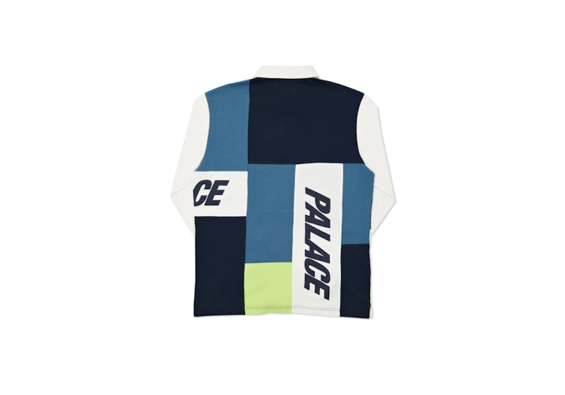 Palace Patchwork Rugby White/Navy/Agean 圖 2