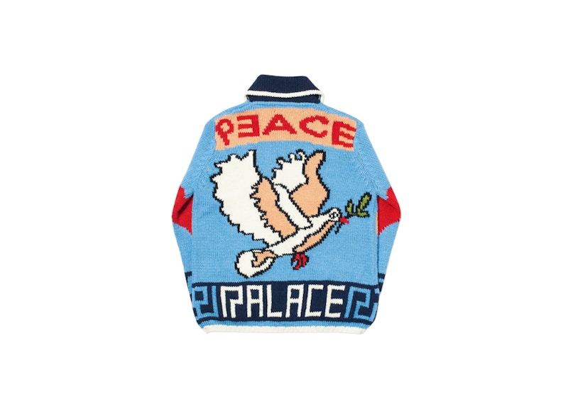 Palace Peace Out Knit Blue 圖 2