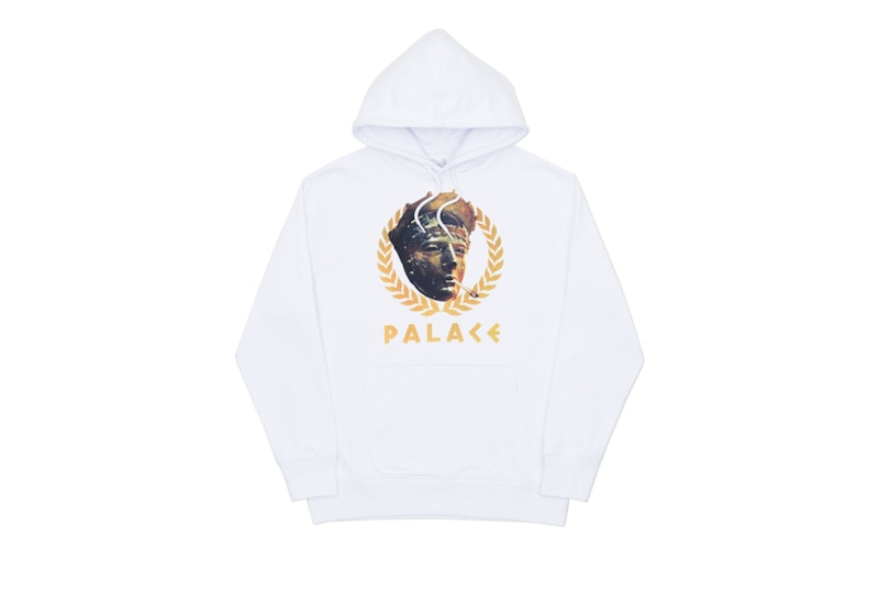 Buy Palace Peaser连帽衫 紫白/橙色