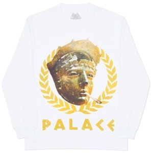 Palace Peaser Longsleeve White Buy Palace Peaser Longsleeve White