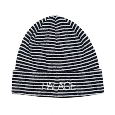 Palace Petit Stripe Beanie Black