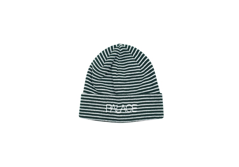 Palace Petit Stripe Beanie Green