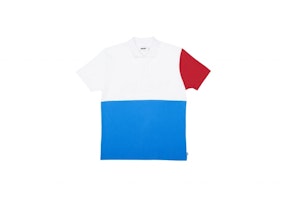Palace Pique Polo White/Red/Blue Palace Pique Polo White/Red/Blue