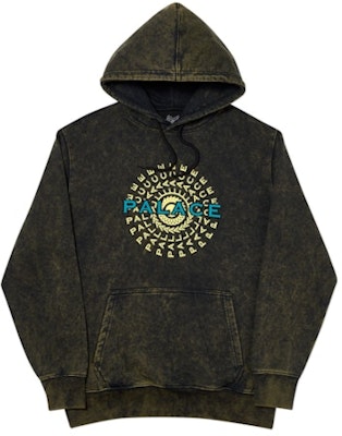 Palace Pircle Hood Black Acid Wash Buy Palace Pircle Hood Black Acid Wash