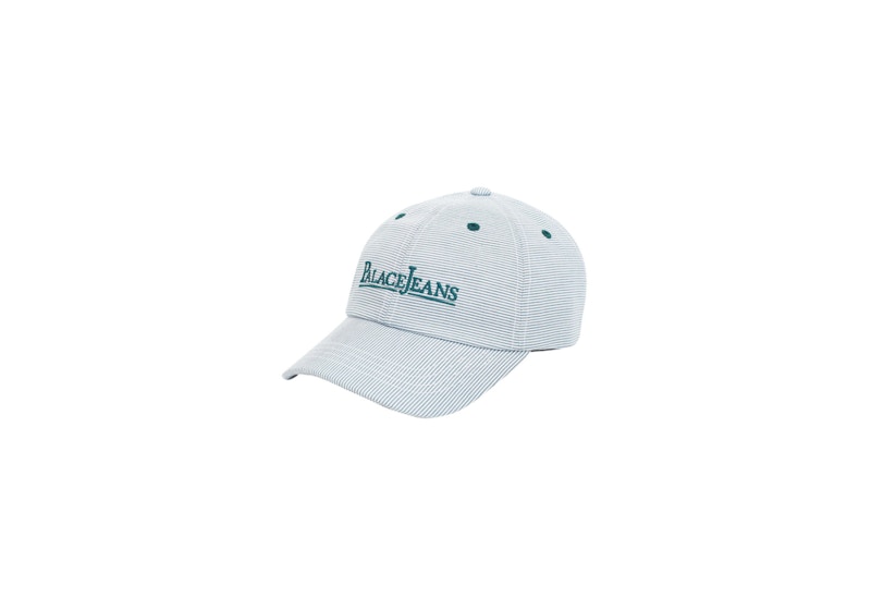 Palace Pj's 6-Panel Stripes Green/White