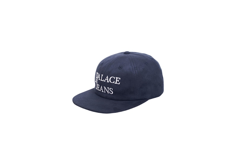 Palace Pj's 6-Panel Suede Navy/White