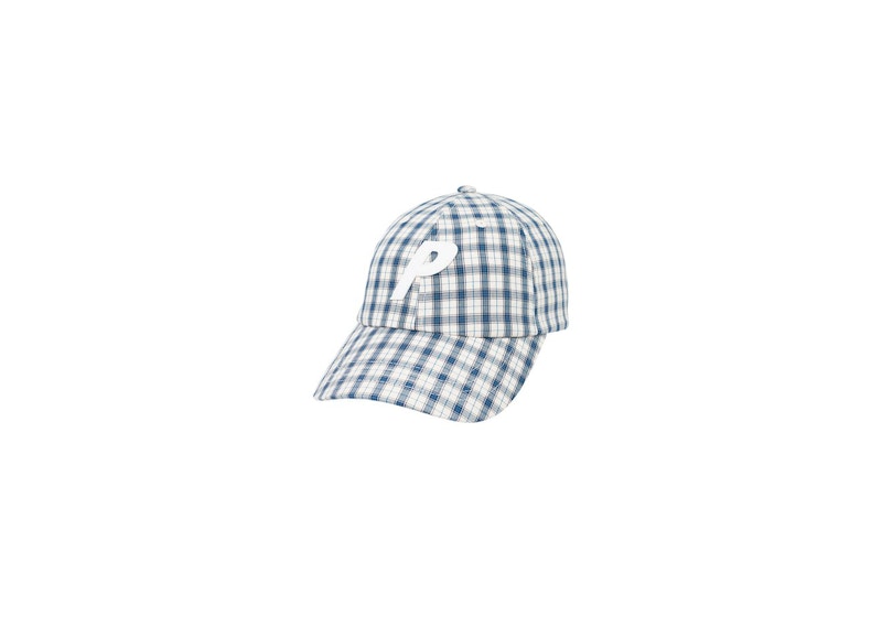 Palace Plaid P 6-Panel White