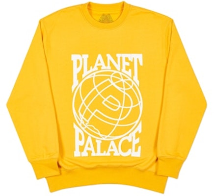 Palace Planet Crew Yellow/White Buy Palace Planet Crew Yellow/White