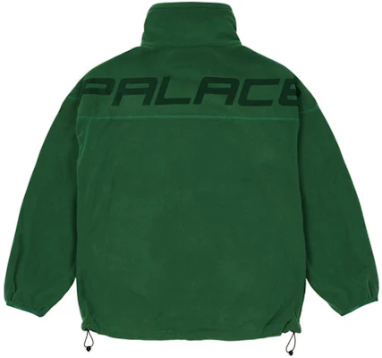 Palace Polar Fleece Green Half-Zip Pullover Sweatshirt Unisex FW21 P21CS235 Lookbook Palace Polar Fleece Green Half-Zip Pullover Sweatshirt Unisex FW21 P21CS235