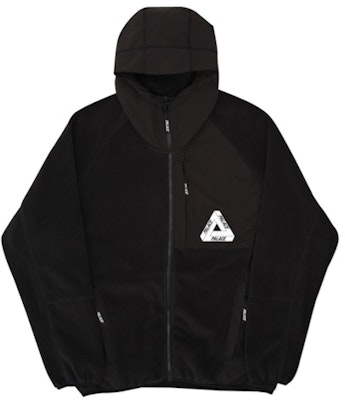 Palace Polartec Flee Hooded Black Buy Palace Polartec Flee Hooded Black