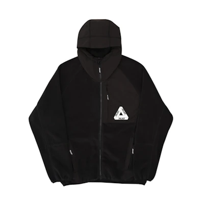 Palace Polartec Flee Hooded Black