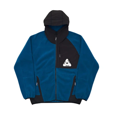 Palace Polartec Flee Hooded Morrocan Blue
