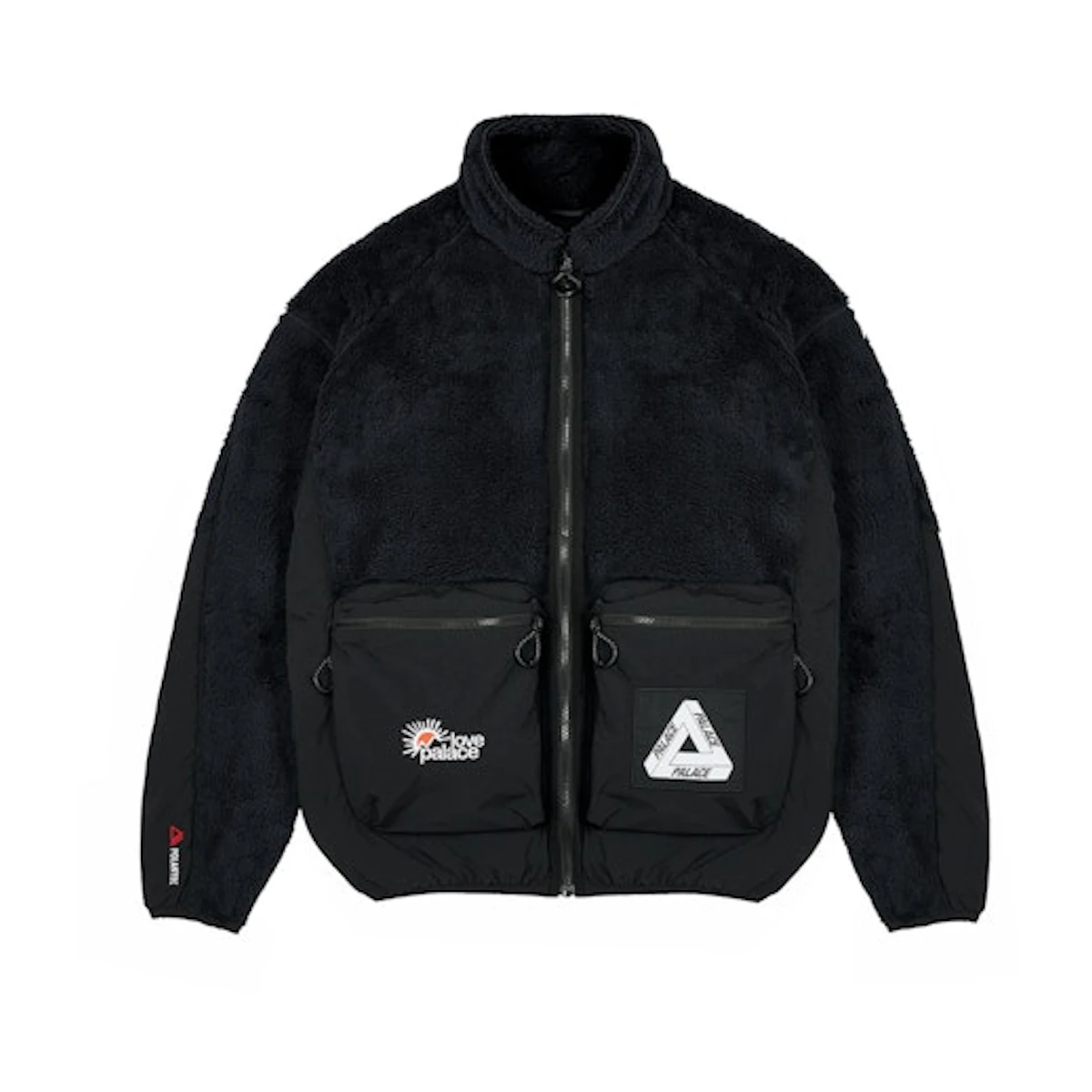 Buy Palace Polartec High-Loft Teddy Fleece Jacket Black Buy Palace Polartec High-Loft Teddy Fleece Jacket Black
