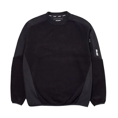 Palace Polartec Lazer Crew Black